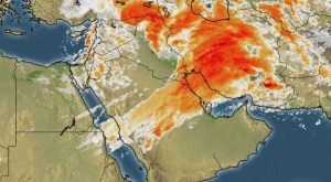 Western disturbance '18' is over Middle East